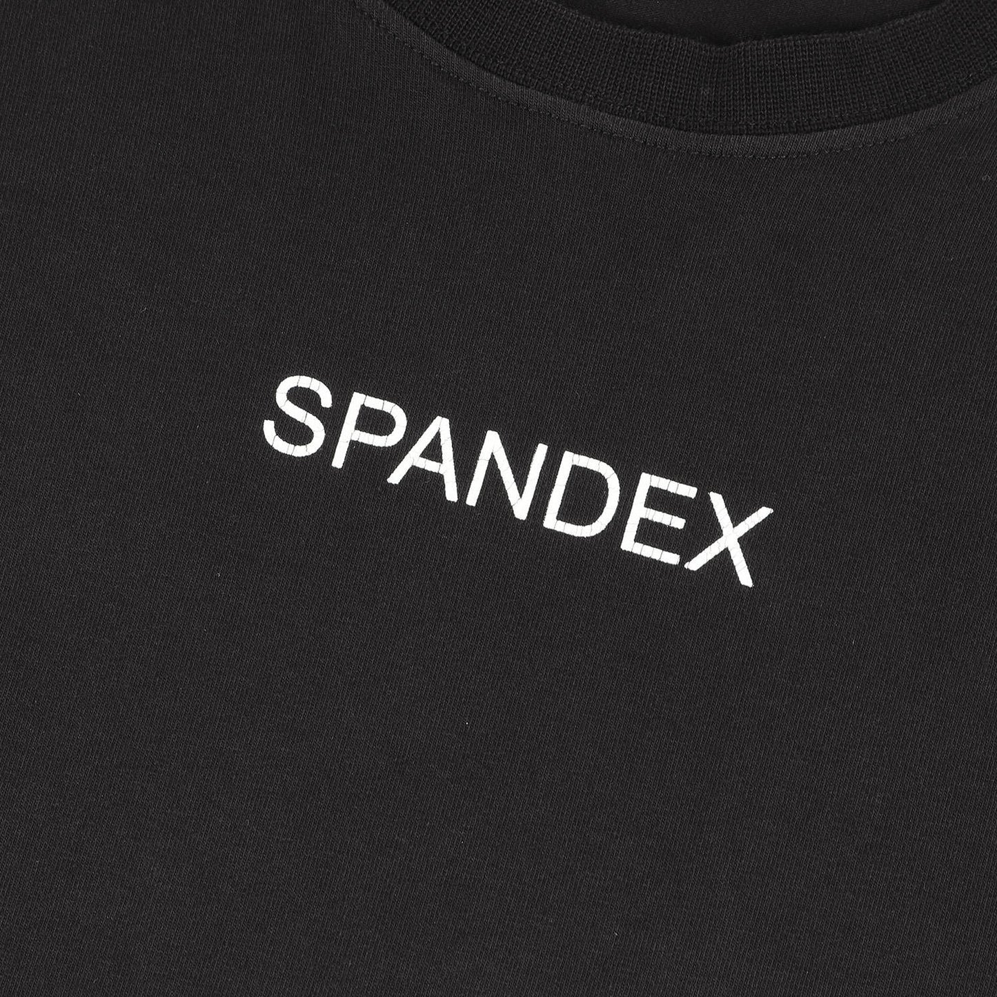 SPANDEX ロゴ ストレッチ ロングスリーブ Tシャツ