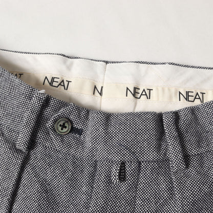 ×American Woolen Company 混紡ウール ツータック スラックスパンツ