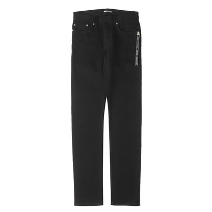 18AW クリス期 ATELIER SLIM17.5 ストラップ付 ストレッチ スリム デニムパンツ(833DS56A4209)