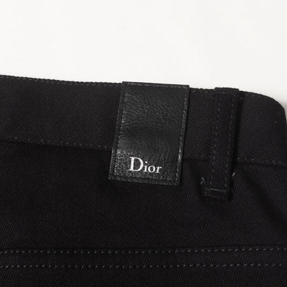 18AW クリス期 ATELIER SLIM17.5 ストラップ付 ストレッチ スリム デニムパンツ(833DS56A4209)