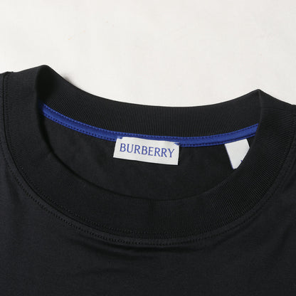 ホース ロゴ 刺繍 クルーネック Tシャツ