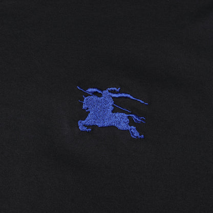 ホース ロゴ 刺繍 クルーネック Tシャツ