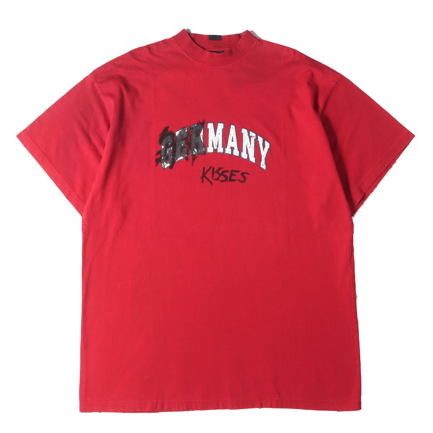 23SS GERMANY KISSES ロゴ オーバーサイズ Tシャツ