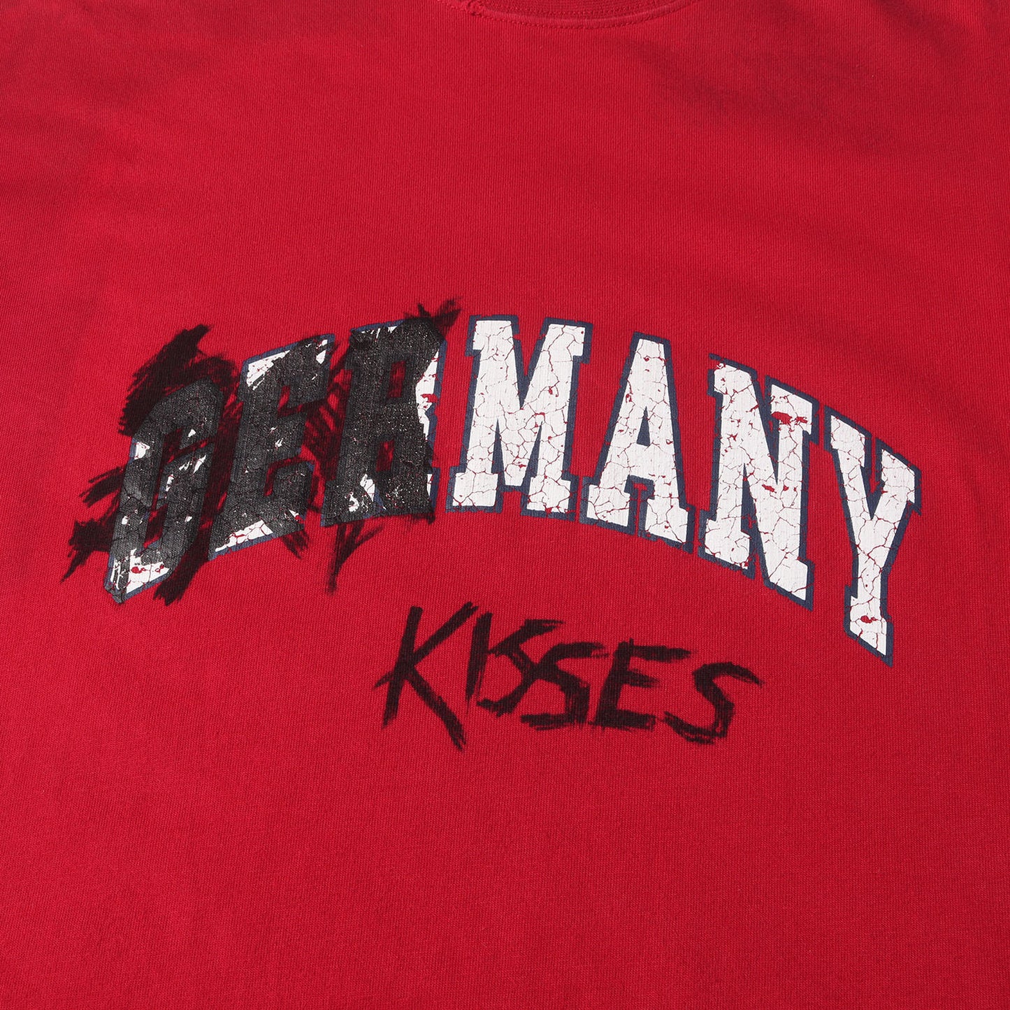 23SS GERMANY KISSES ロゴ オーバーサイズ Tシャツ