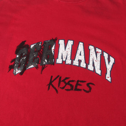 23SS GERMANY KISSES ロゴ オーバーサイズ Tシャツ