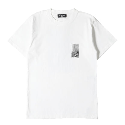 21AW バーコード ロゴプリント Tシャツ (661705)