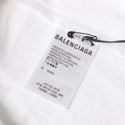 21AW バーコード ロゴプリント Tシャツ (661705)