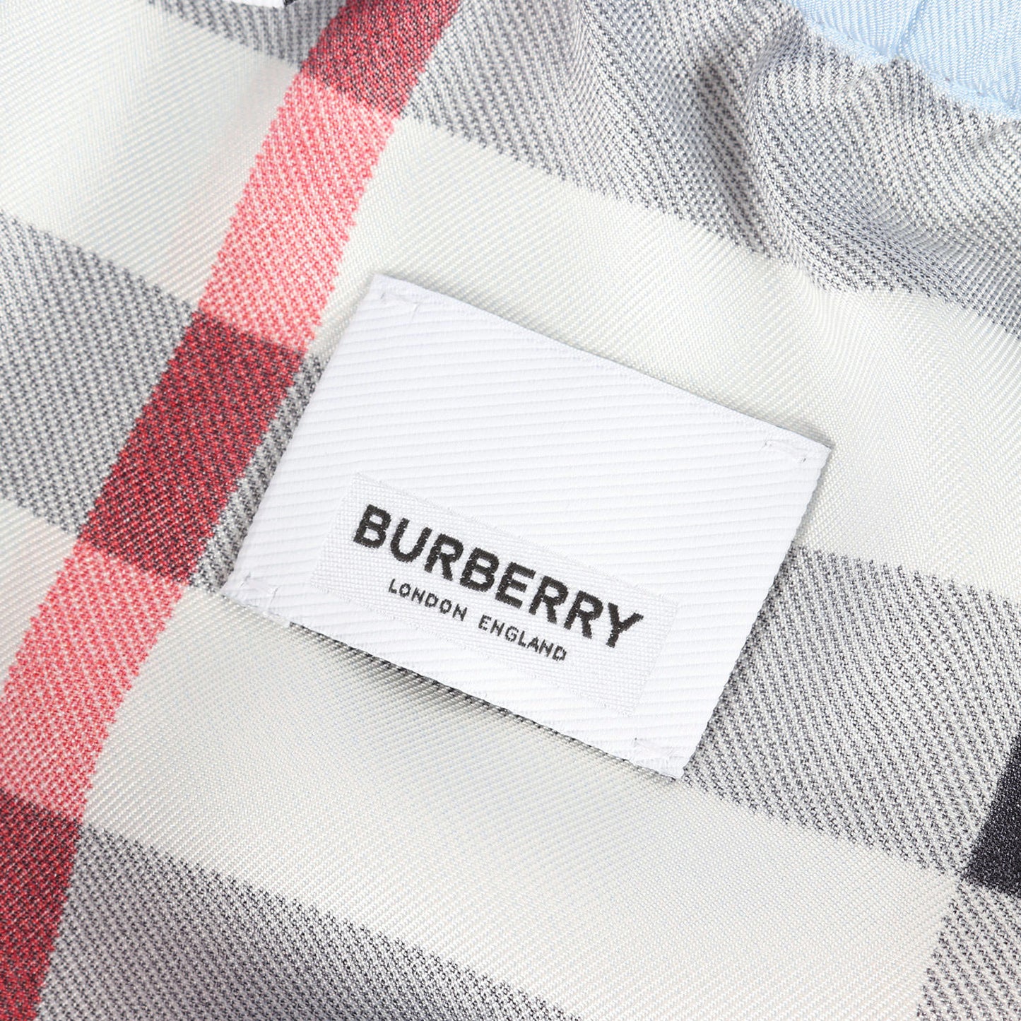 ブルー ノバチェック シルク ショートパンツ