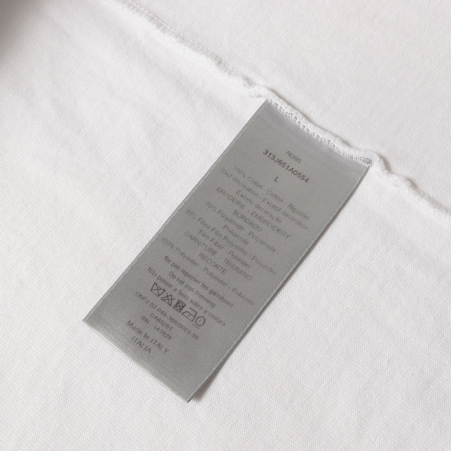 23SS ウサギ ロゴワッペン 半袖 Tシャツ (313J651A0554)