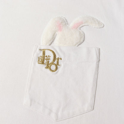 23SS ウサギ ロゴワッペン 半袖 Tシャツ (313J651A0554)