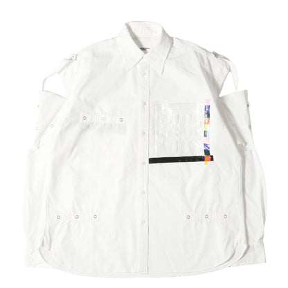 22SS ザ ソロイスト ショルダーカッティングシャツ (0001SS22)