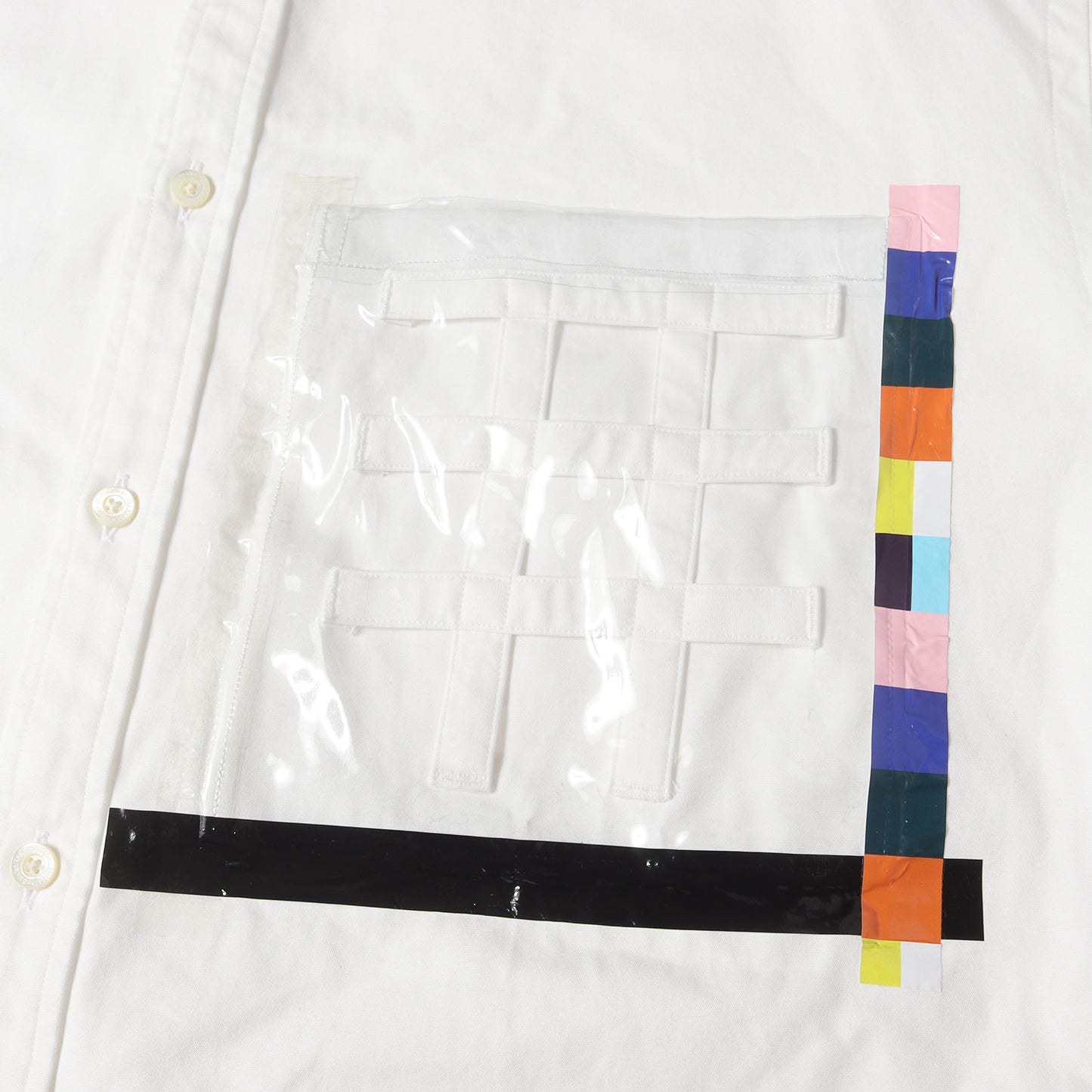 22SS ザ ソロイスト ショルダーカッティングシャツ (0001SS22)