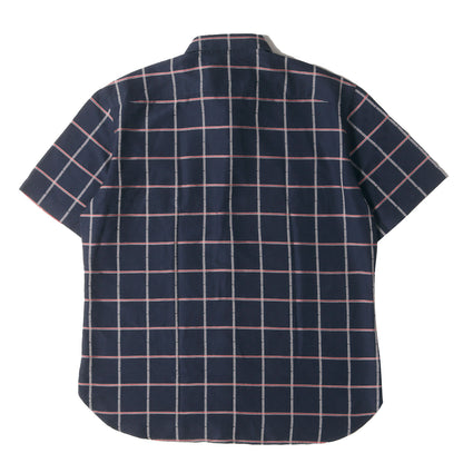 モノグラム チェック 半袖 シルク シャツ (ZAI HAS10W)