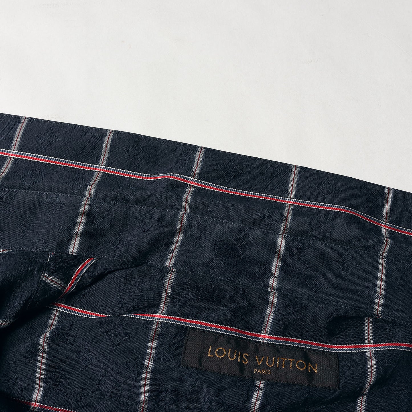 モノグラム チェック 半袖 シルク シャツ (ZAI HAS10W)