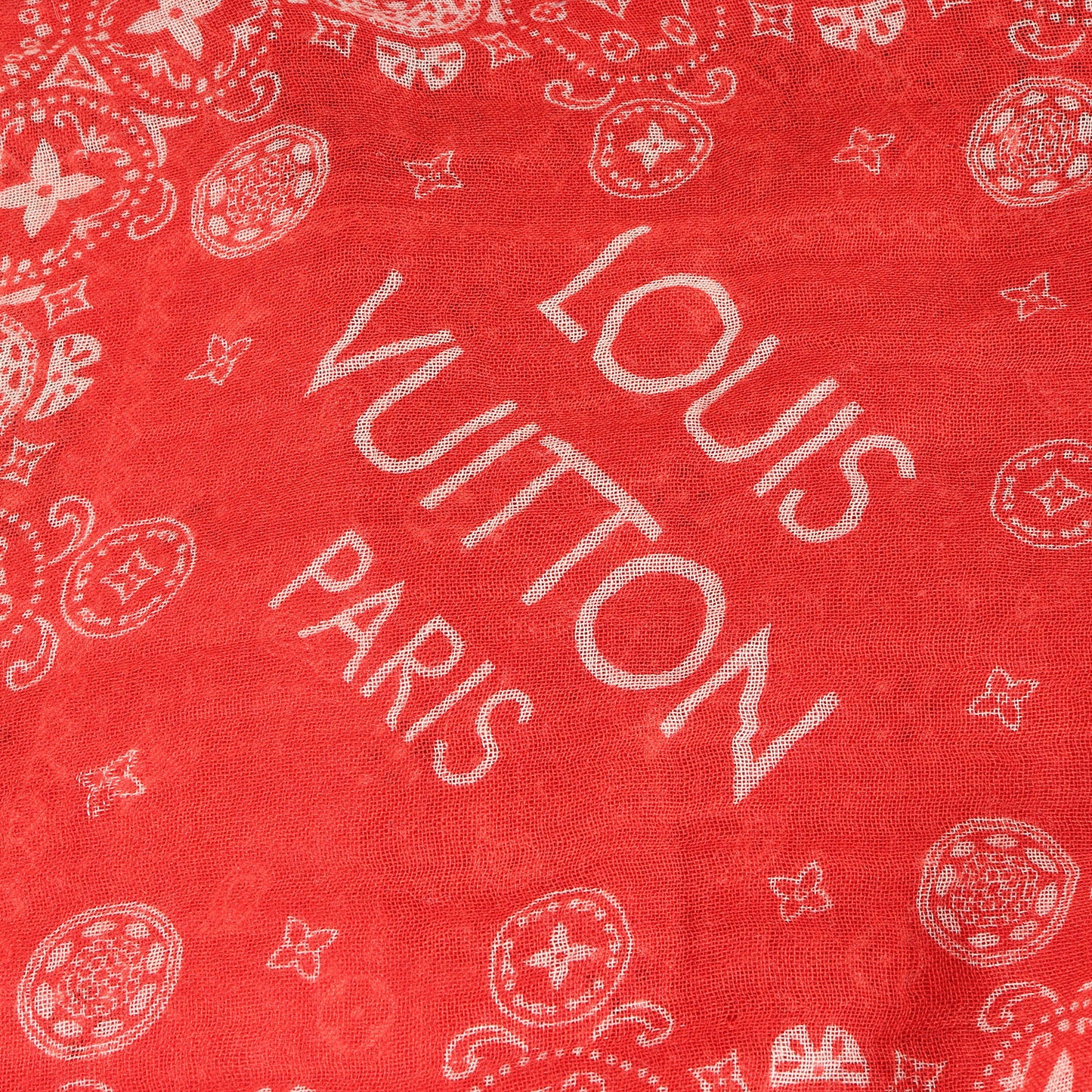 モノグラム ペイズリー バンダナストール (M75267)