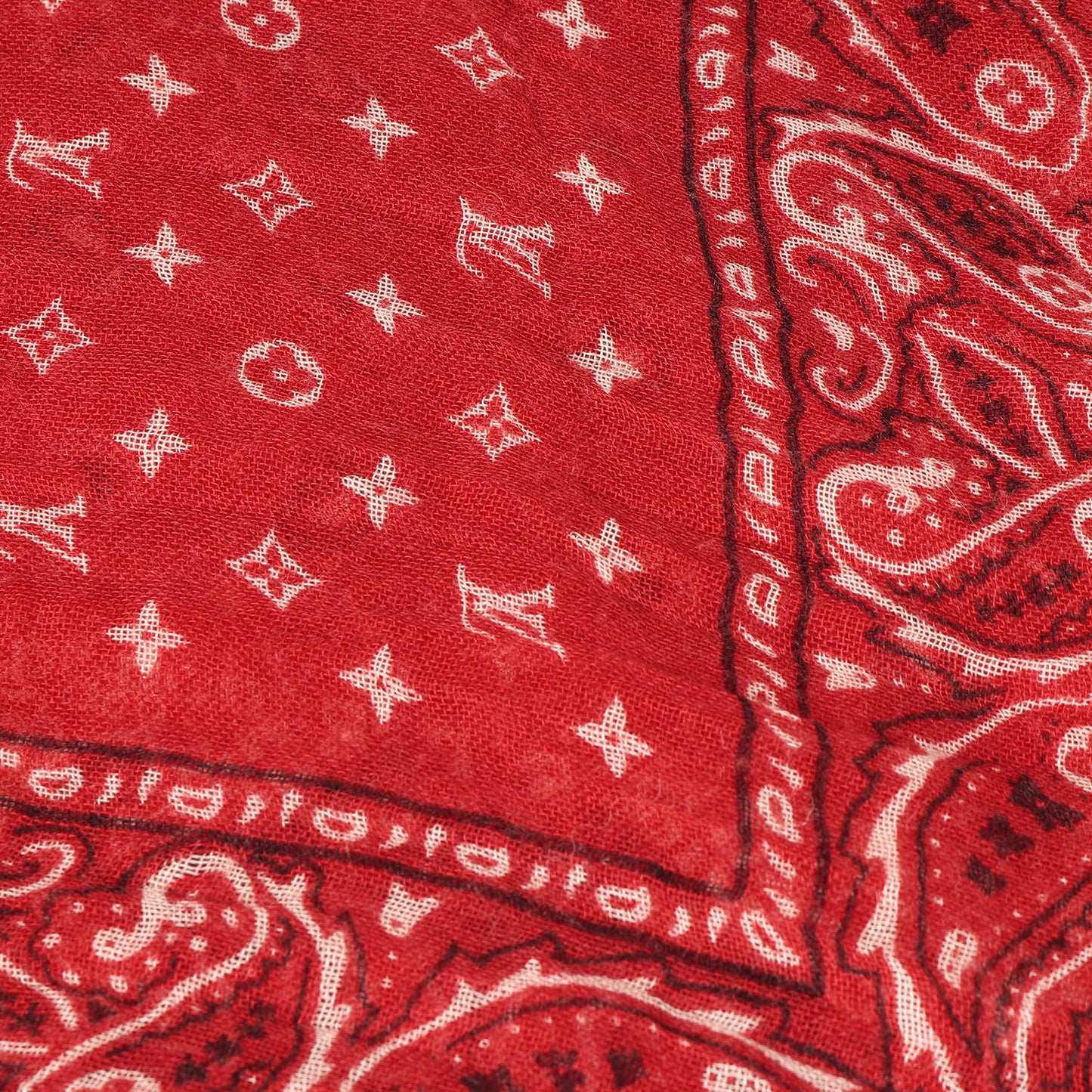 モノグラム ペイズリー バンダナストール (M75267)