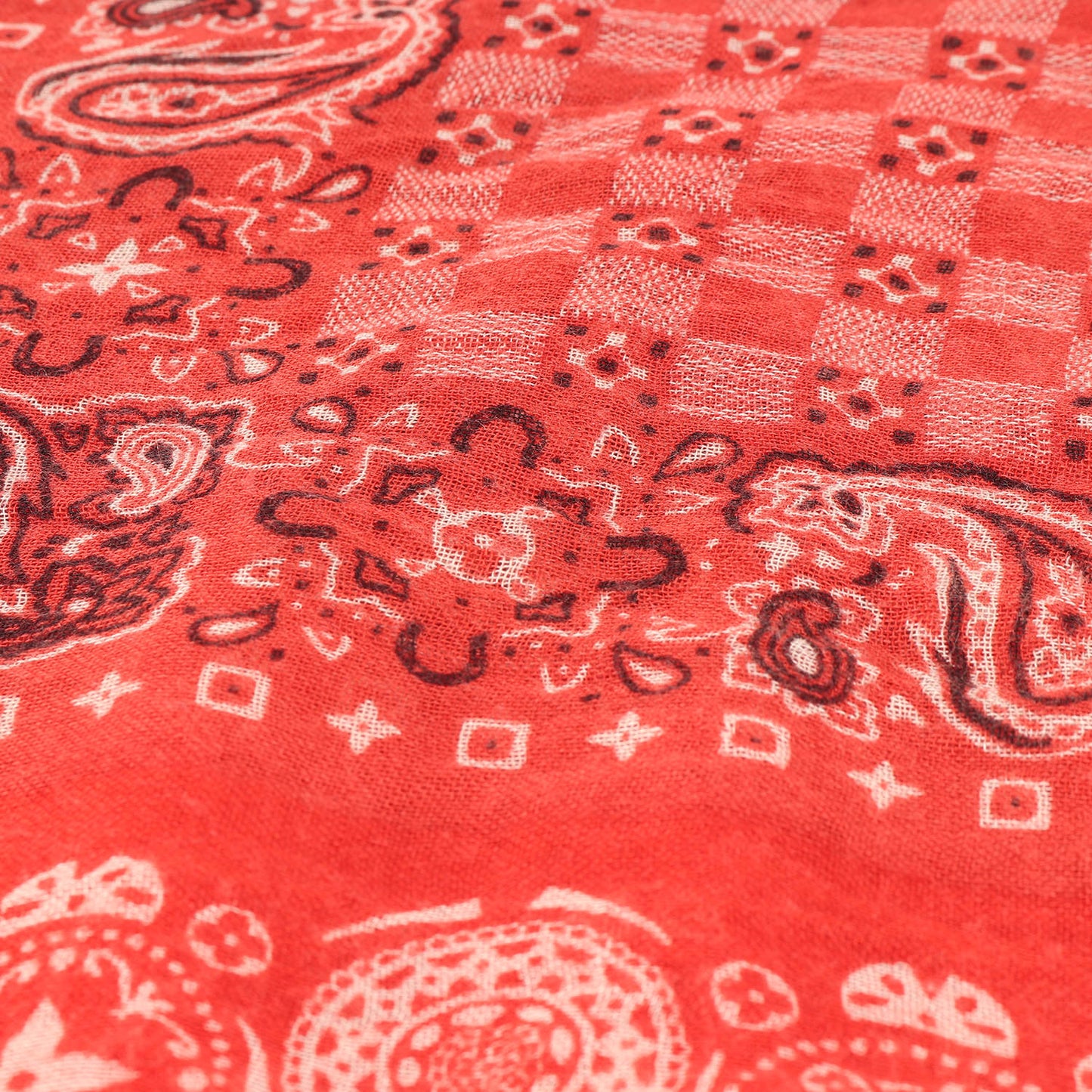 モノグラム ペイズリー バンダナストール (M75267)