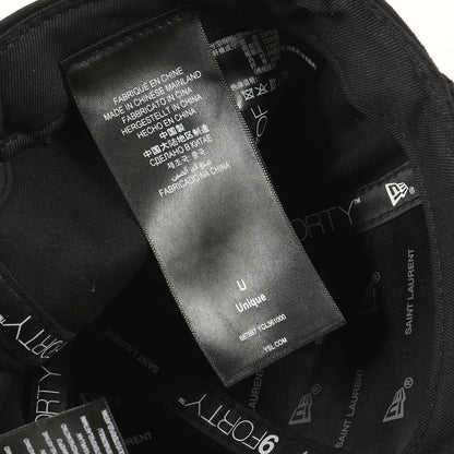 ×NEW ERA YSL モノグラム キャップ ADJUSTABLE 9FORTY (687687) / ニューエラ コラボ