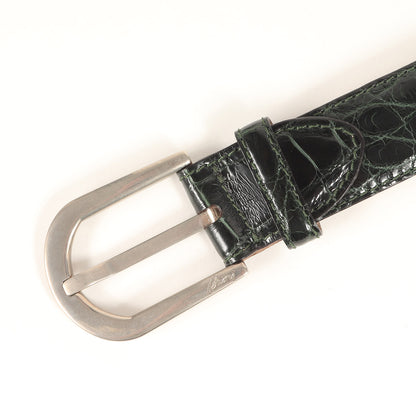 Handmade Alligator belt アリゲーター レザー ベルト （B2102/F1160)