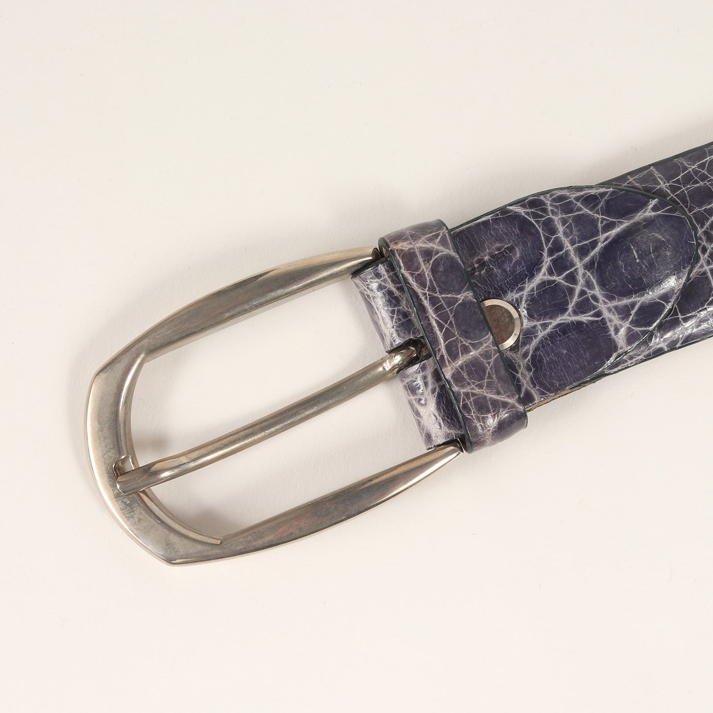 Handmade Crocodile belt クロコダイル レザー ベルト （B209/F1099)