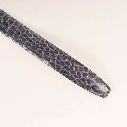 Handmade Crocodile belt クロコダイル レザー ベルト （B209/F1099)