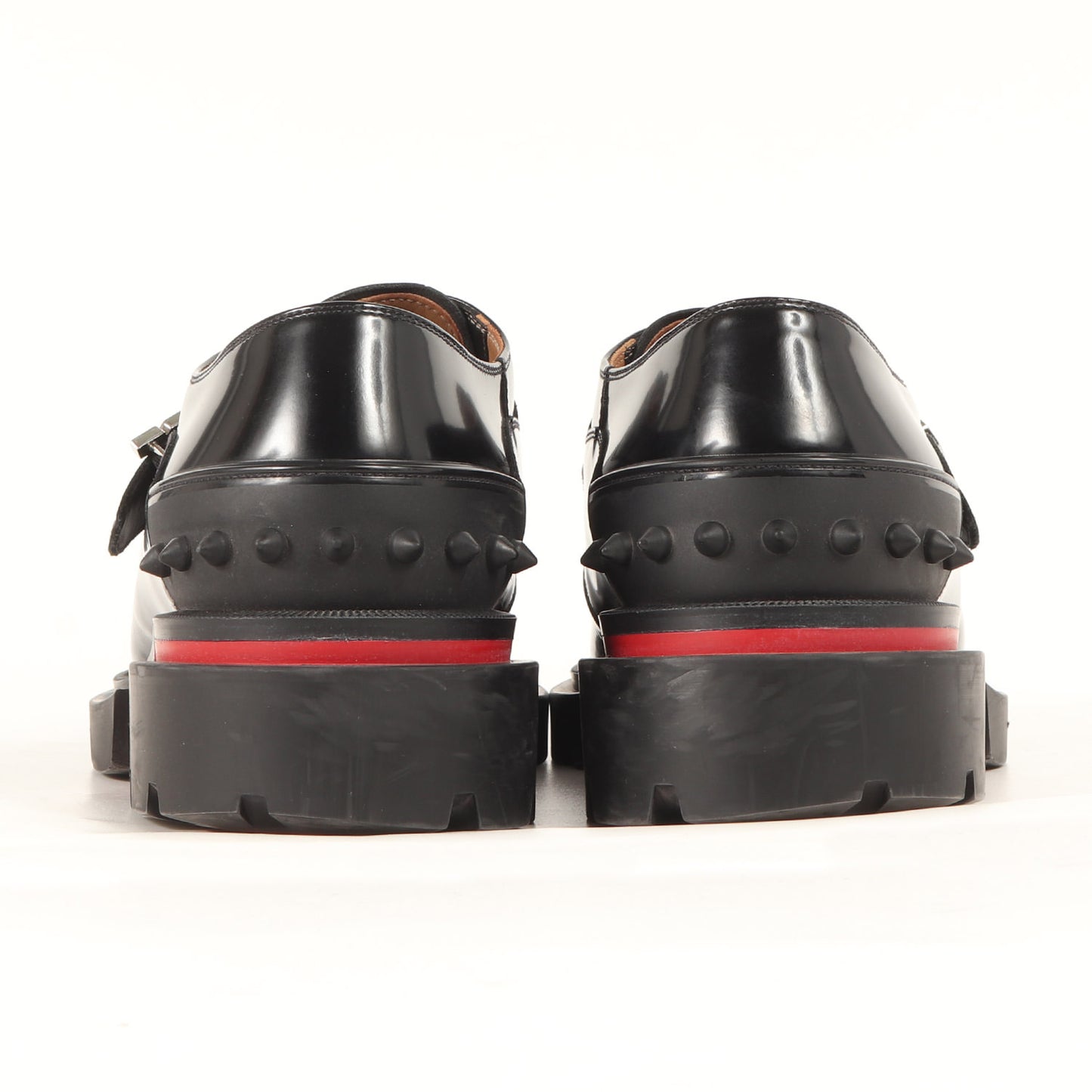 OUR GEORGES CL モンクストラップ レザー ドレスシューズ