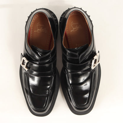 OUR GEORGES CL モンクストラップ レザー ドレスシューズ