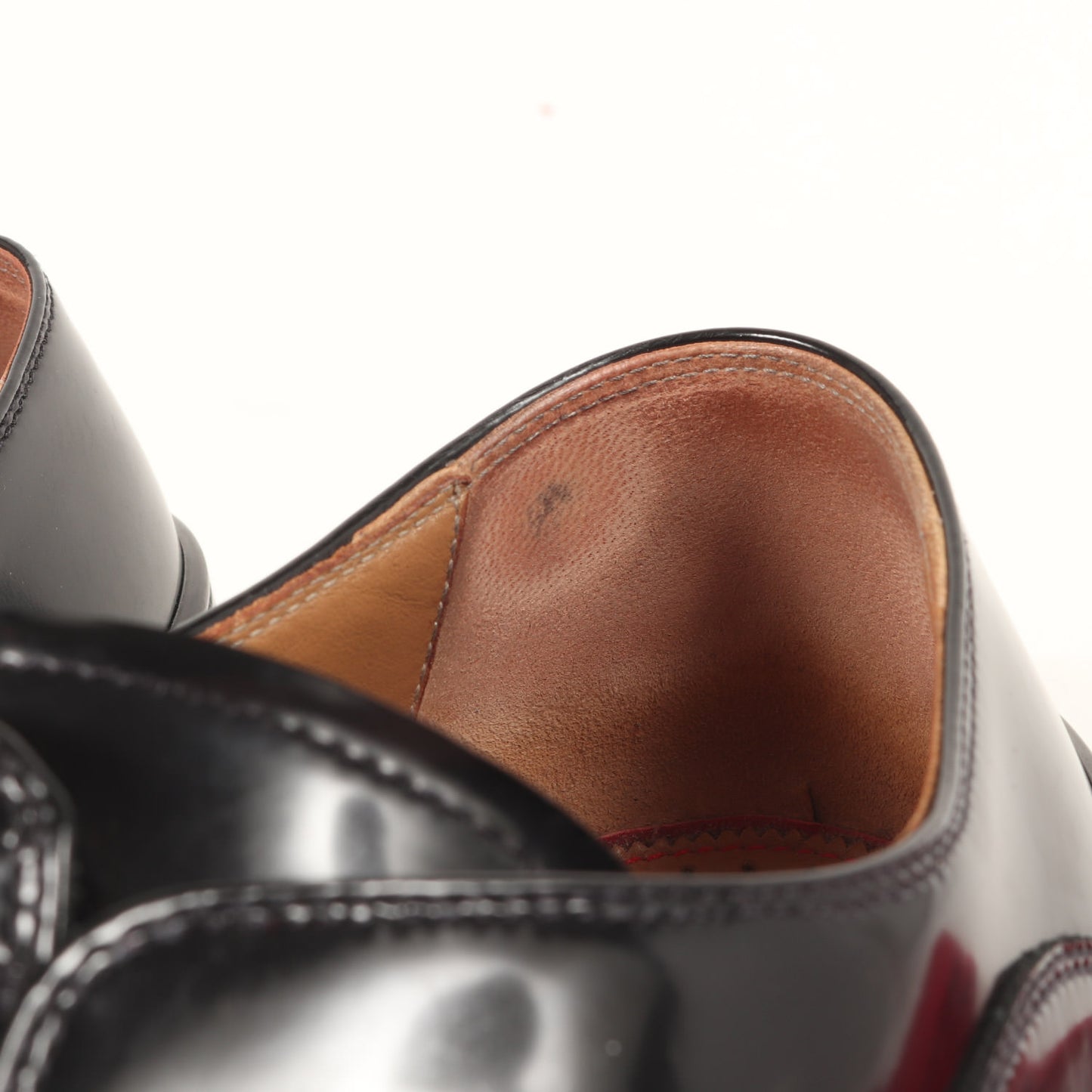 OUR GEORGES CL モンクストラップ レザー ドレスシューズ