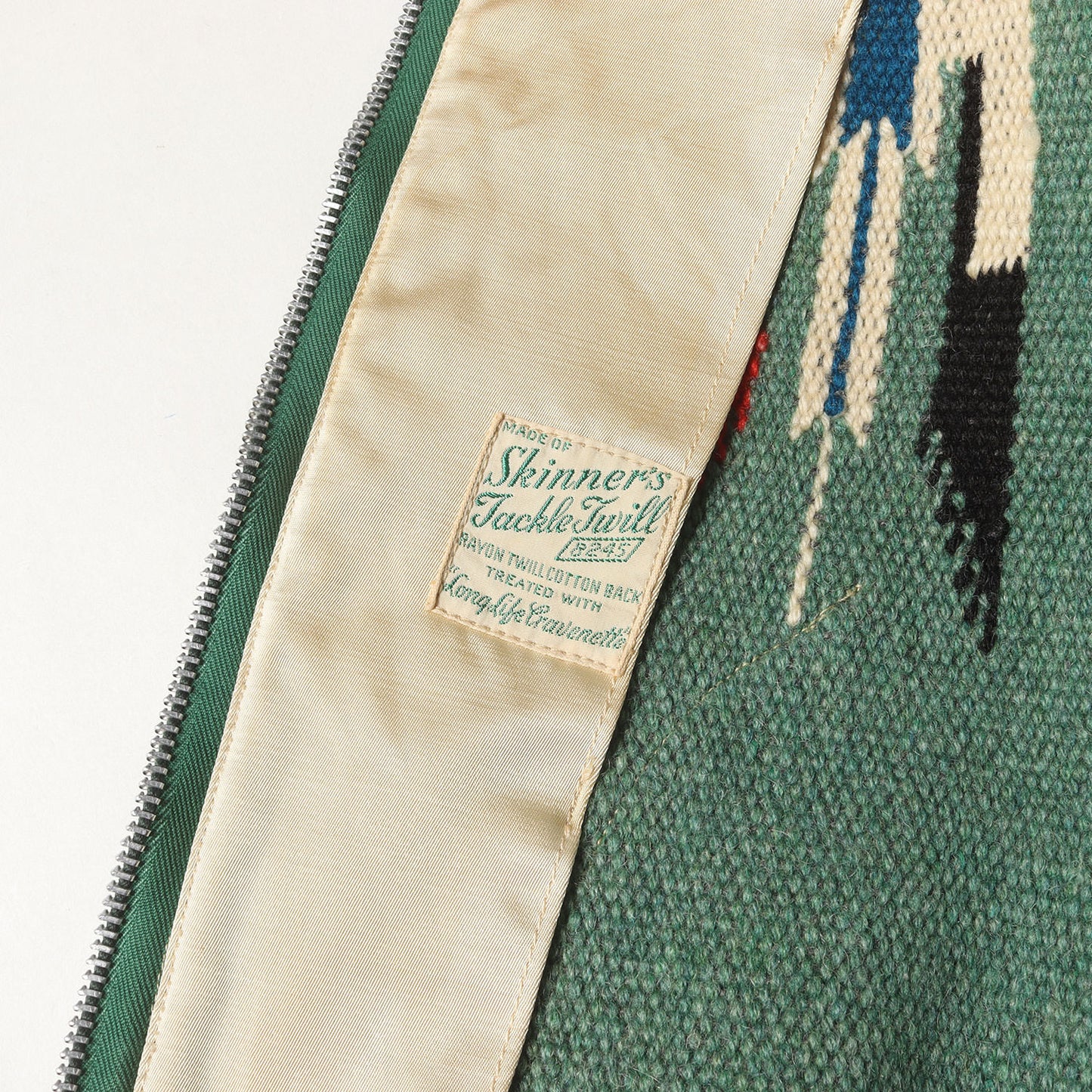 30s-40s CHIMAYO JACKET チマヨジャケット デコタトロウ サテンジップ ネイティブ ジャケット