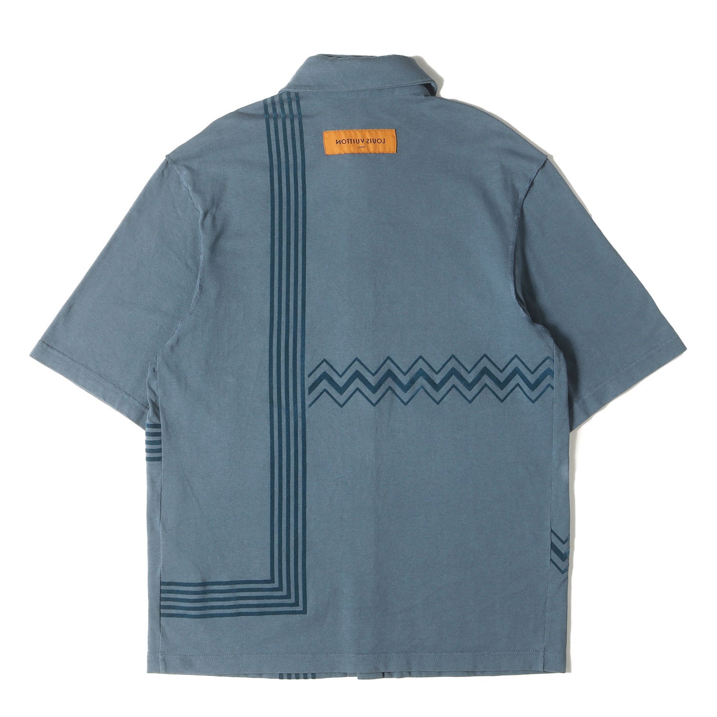 22AW カラコラム フロッキープリント ジャージーコットン 半袖 シャツ (RM222V NPL HNS01W)