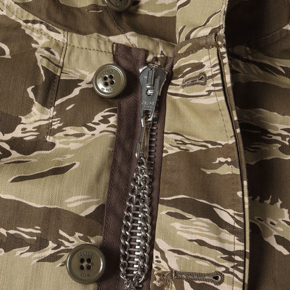 20SS タイガーカモ コットン ミリタリー モッズコート (2W162609I)