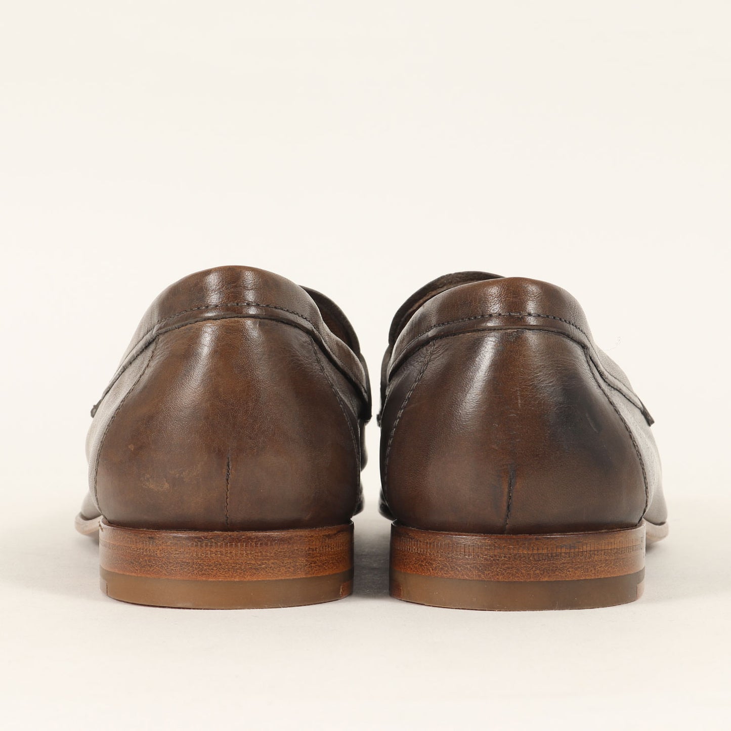 レザー スクエア コインローファー / 2DB 011 / イタリア製