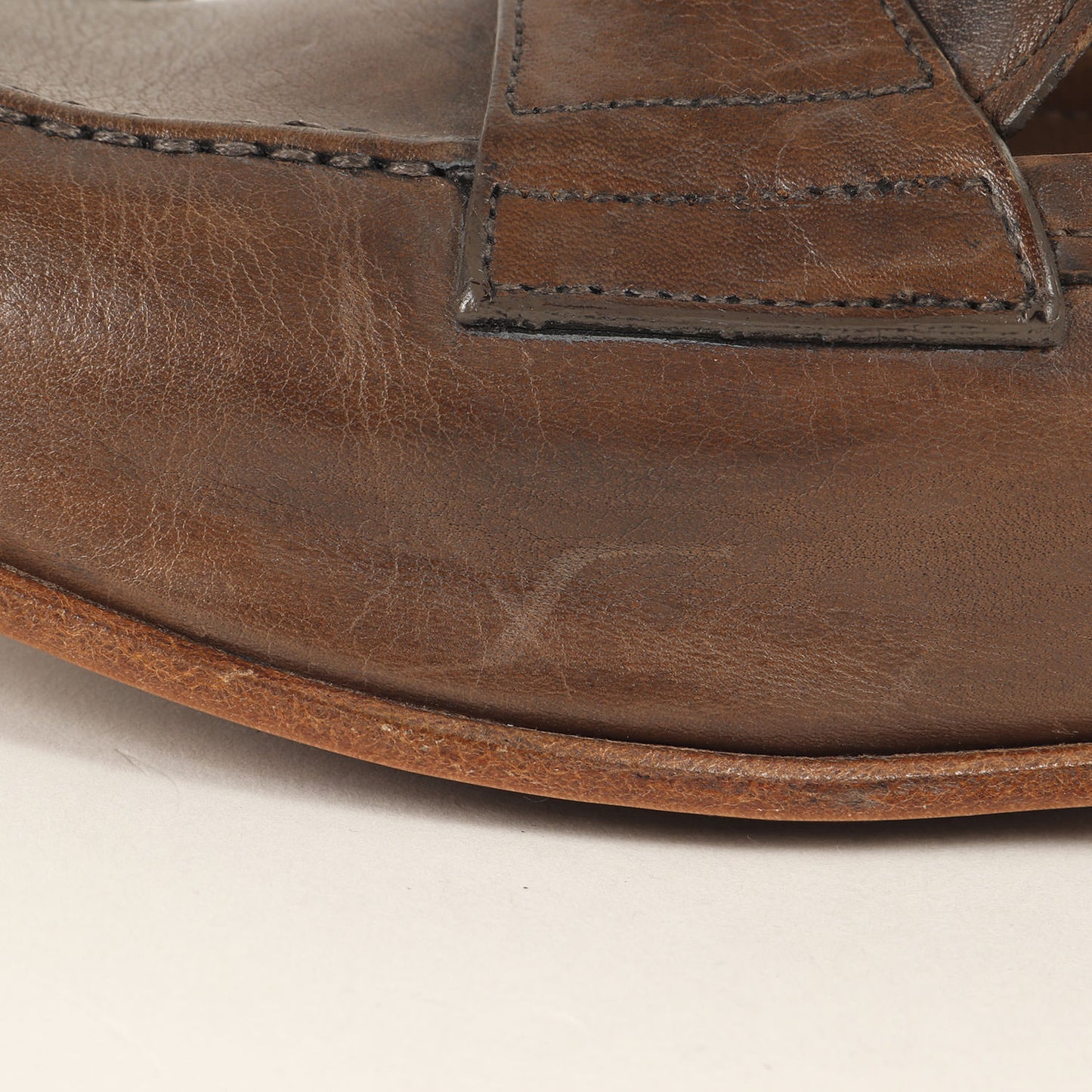 レザー スクエア コインローファー / 2DB 011 / イタリア製