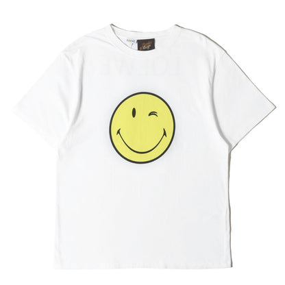 ×SMILEY WORLD スマイリーフェイス 両面プリント Tシャツ (S616341J01)
