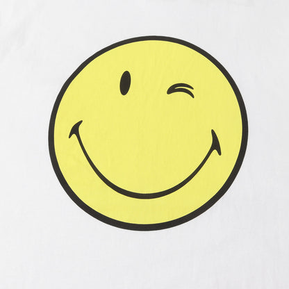 ×SMILEY WORLD スマイリーフェイス 両面プリント Tシャツ (S616341J01)