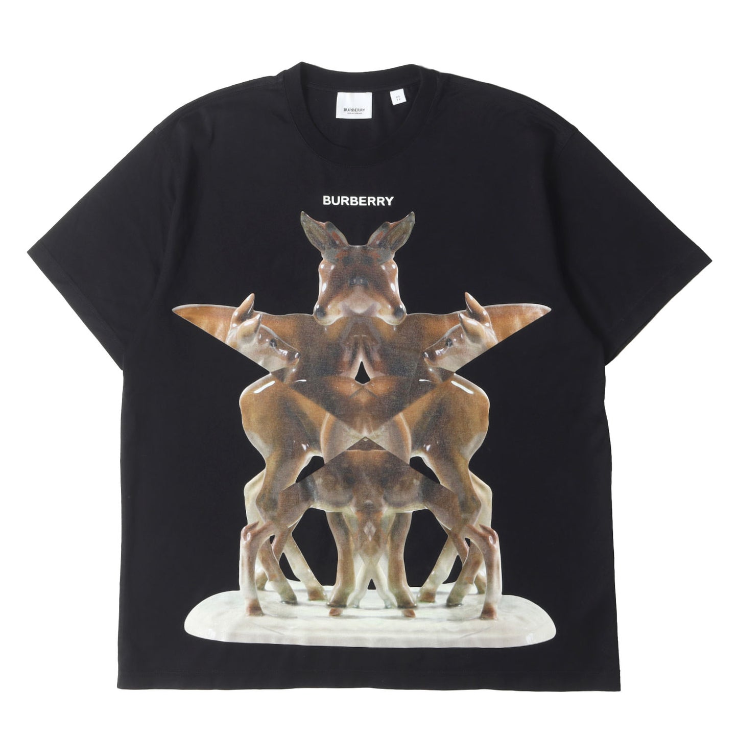 バンビ 万華鏡 プリント Tシャツ