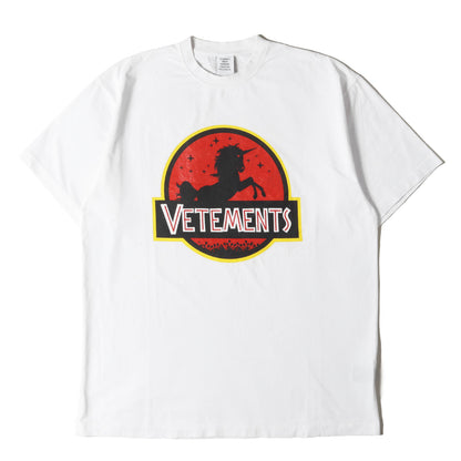 ジュラシックパーク サンプリングロゴプリント オーバーサイズ Tシャツ