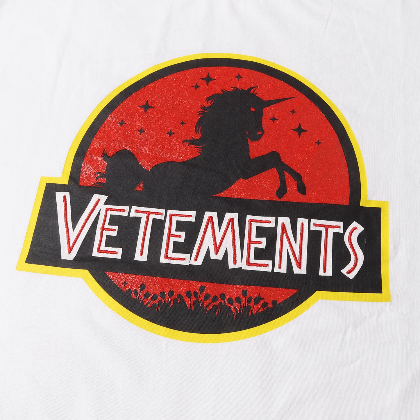 ジュラシックパーク サンプリングロゴプリント オーバーサイズ Tシャツ