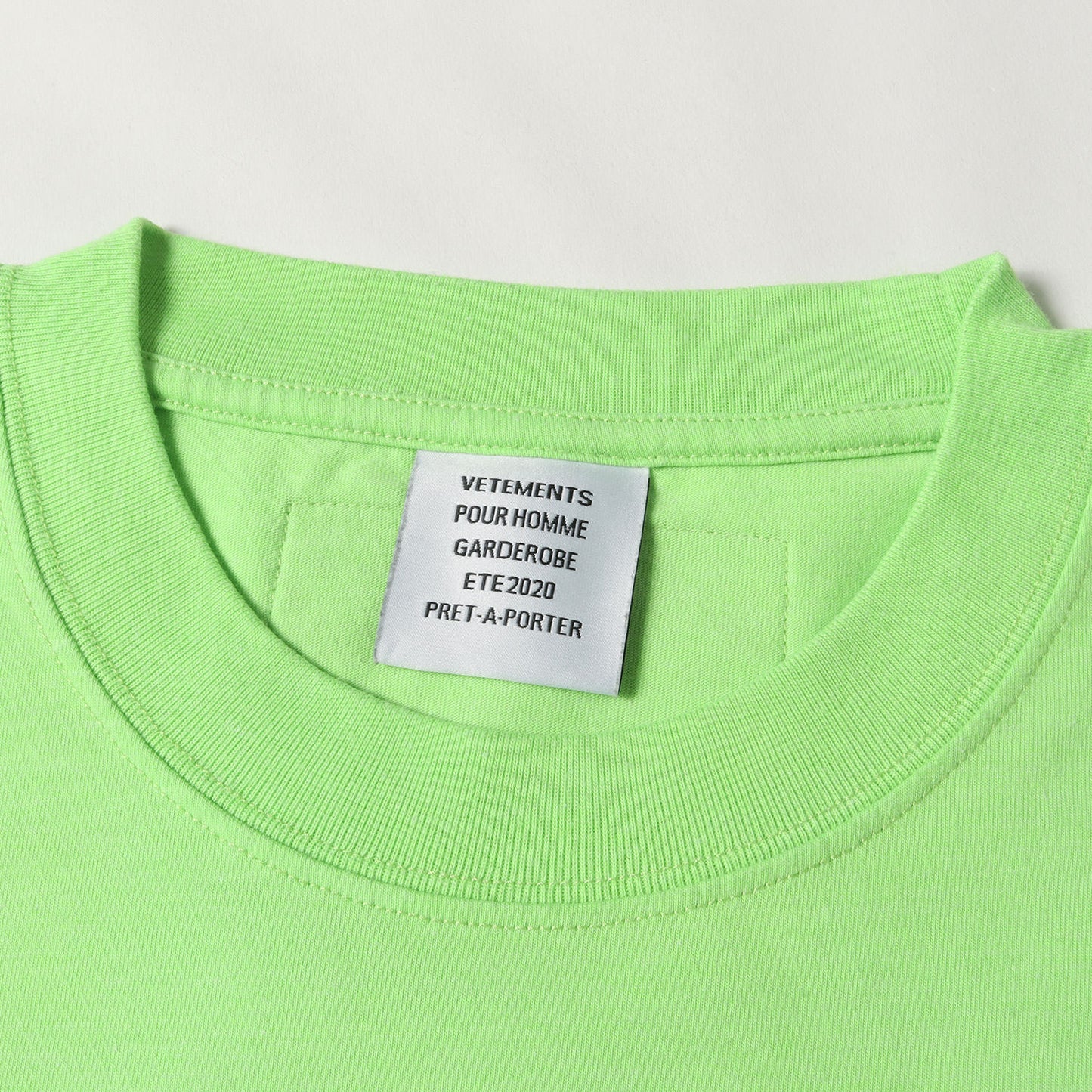 20SS 発泡ロゴプリント Tシャツ