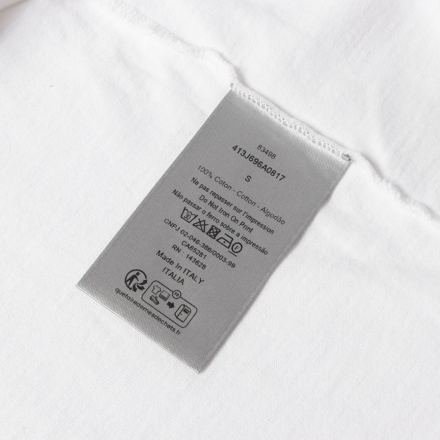 24SS マルチカラー ブランドロゴ Tシャツ (413J696A0817)