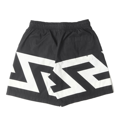 21SS ロゴデザイン ナイロン スイムショーツ