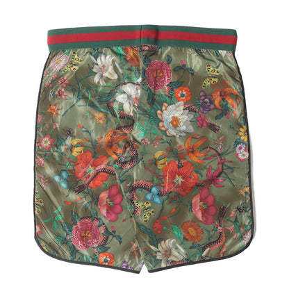 ミケーレ期 フローラル / スネイク / バグズ シェリーライン ナイロン ウォーターショーツ (430782)