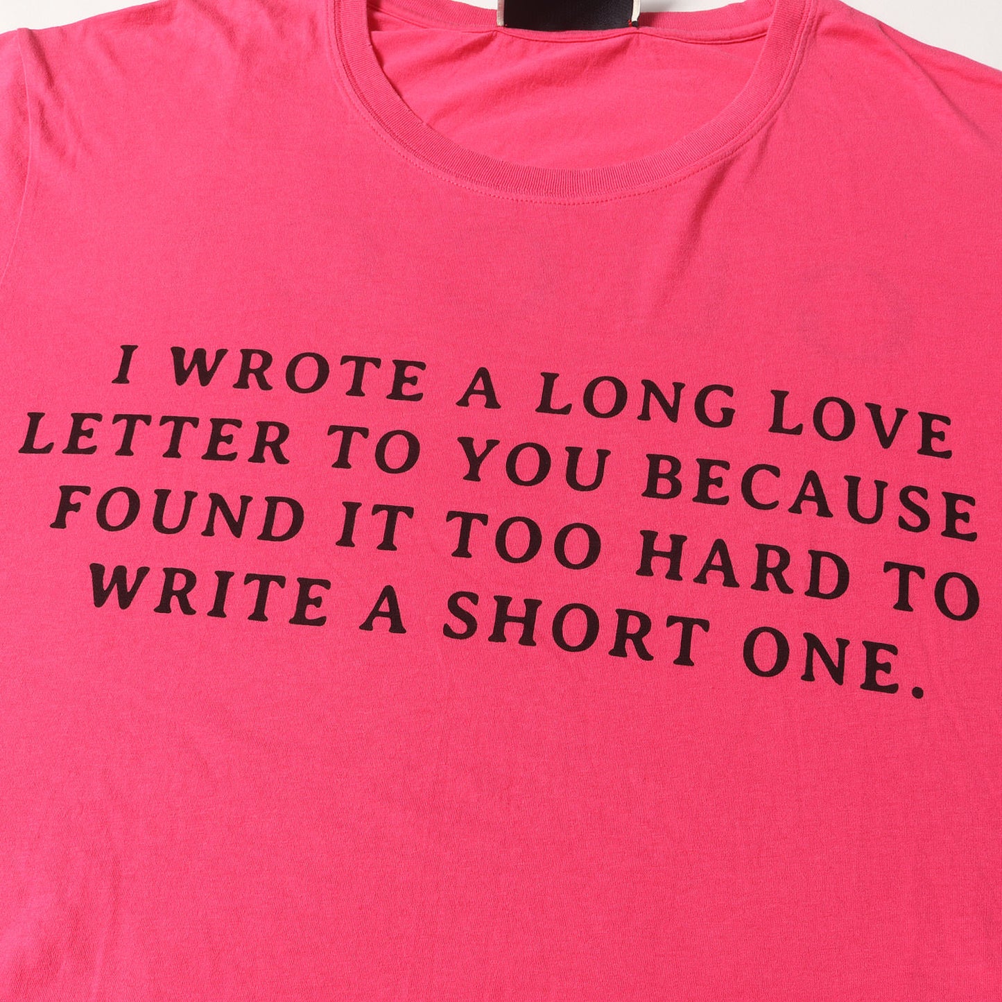 ダメージ加工 ラブレタープリント Tシャツ (Love Letter Tee 493117)