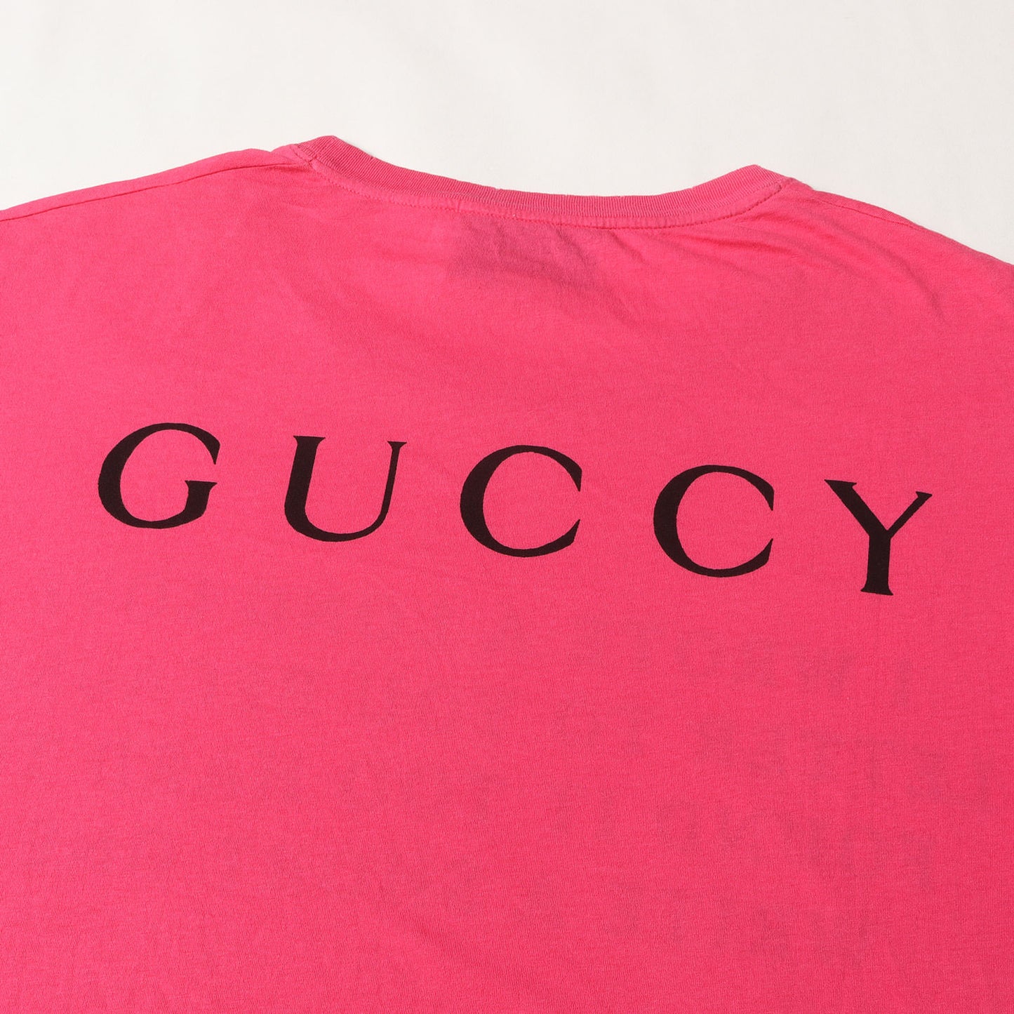 ダメージ加工 ラブレタープリント Tシャツ (Love Letter Tee 493117)