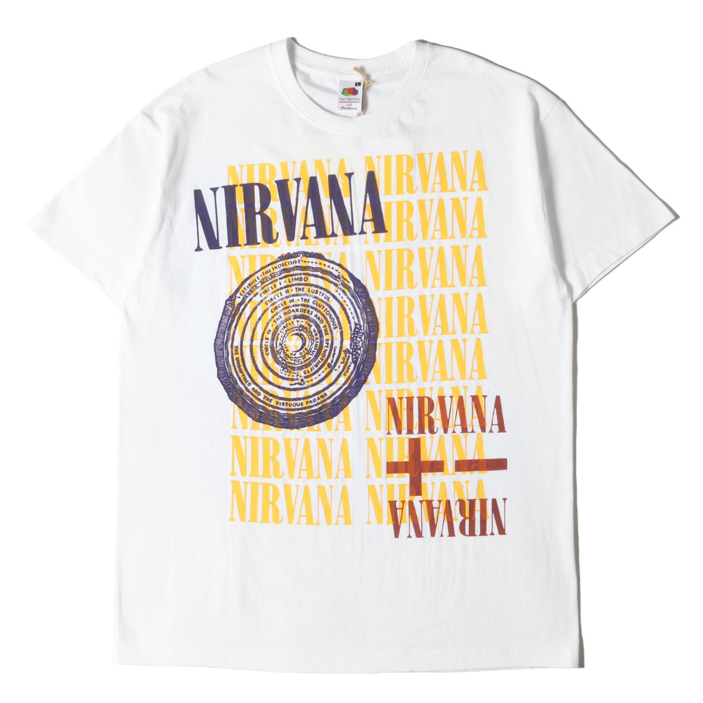 ジェフ・ロス ハンドプリント Tシャツ (Upper Hell) NIRVANA / Jeff Ross Original Artwork T-Shirt