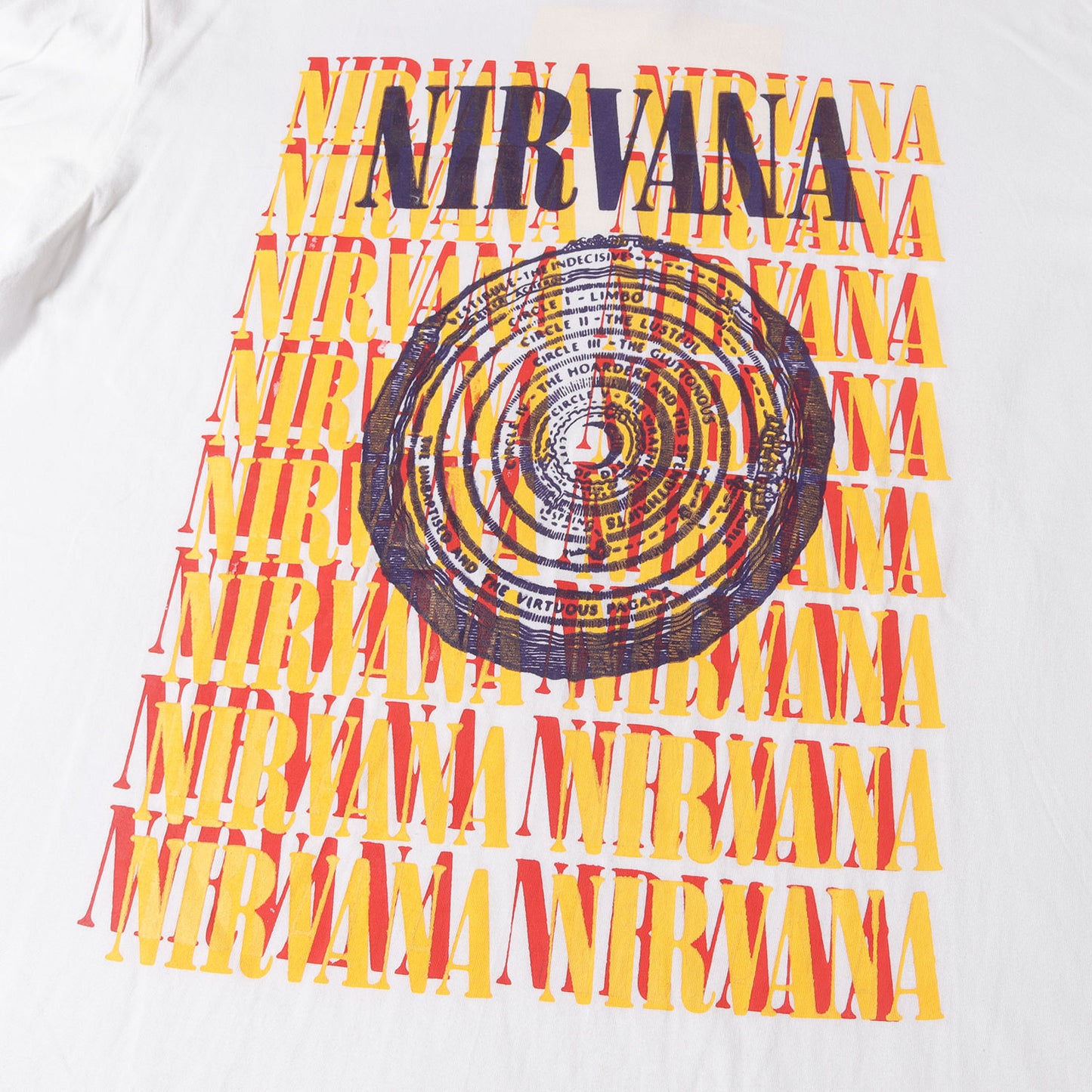 ジェフ・ロス ハンドプリント Tシャツ (Upper Hell) NIRVANA / Jeff Ross Original Artwork T-Shirt