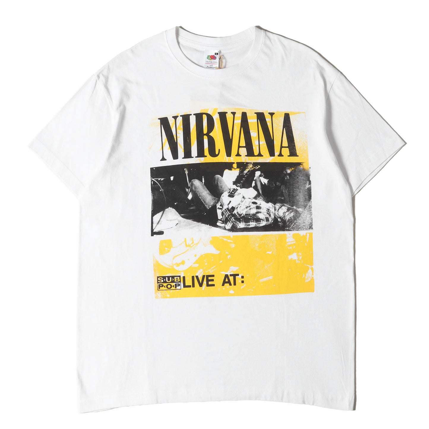 ジェフ・ロス ハンドプリント Tシャツ (SUB POP) NIRVANA / Jeff Ross Original Artwork T-Shirt