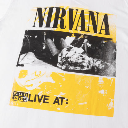 ジェフ・ロス ハンドプリント Tシャツ (SUB POP) NIRVANA / Jeff Ross Original Artwork T-Shirt