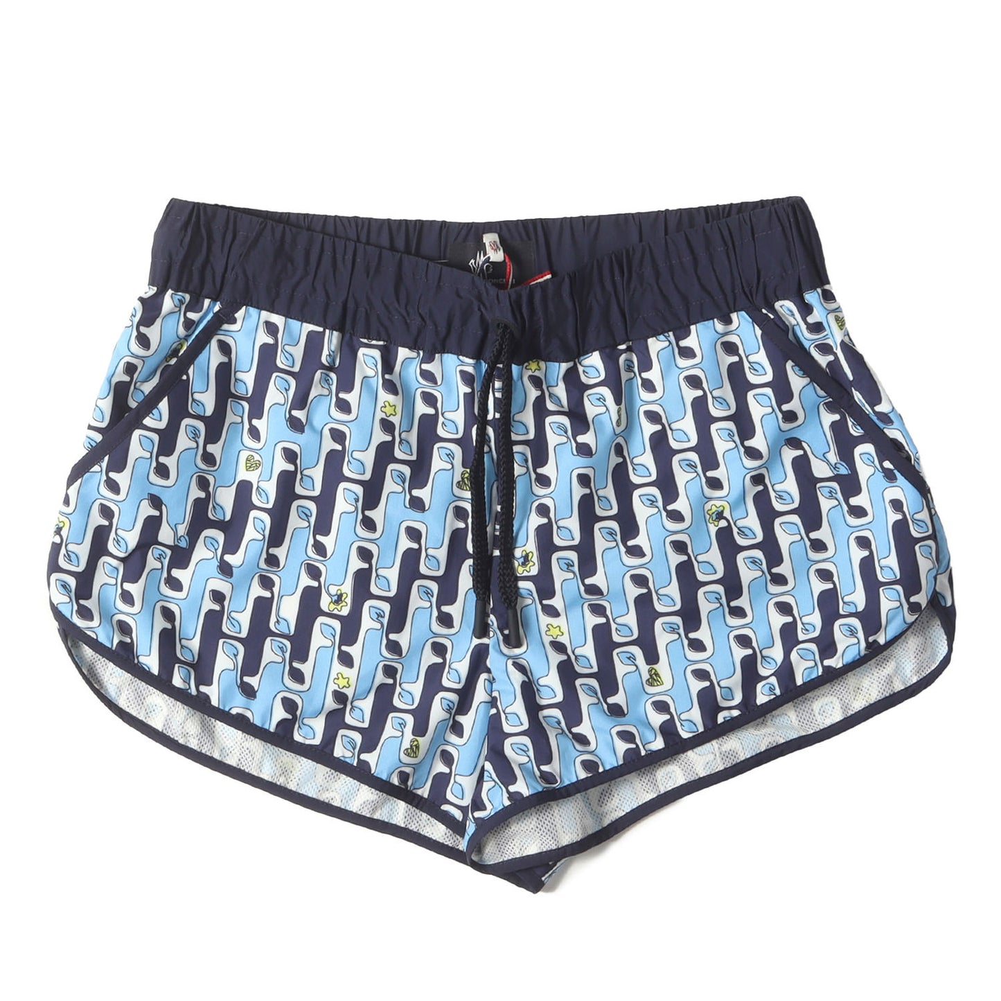 21SS リーフイラスト ボクサー ナイロン ウォーター ショーツ (G20932B00001 5950E)