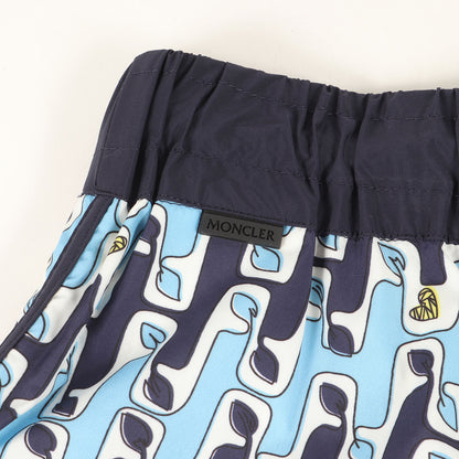 21SS リーフイラスト ボクサー ナイロン ウォーター ショーツ (G20932B00001 5950E)